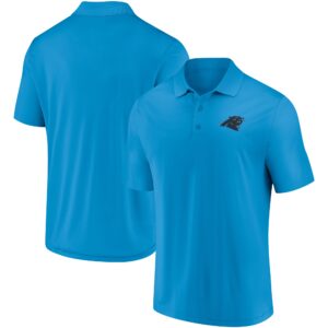 Men's Fanatics Blue Carolina Panthers Component Polo
