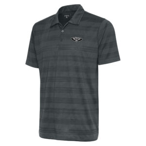 Men's Antigua Pewter New Orleans Pelicans Metallic Logo Compass Polo