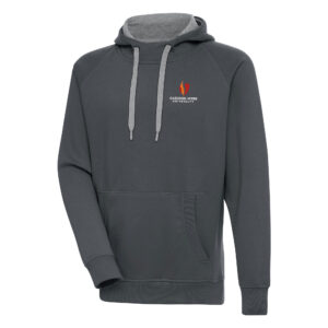 Men's Antigua  Charcoal Gardner-Webb Bulldogs Victory Pullover Hoodie