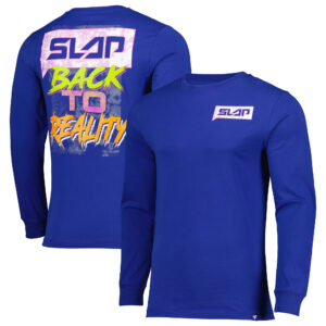 Men's Fanatics Royal Power Slap Event Week Long Sleeve T-Shirt