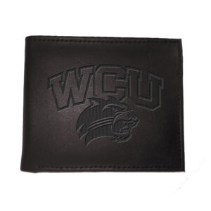 Black Western Carolina Catamounts Hybrid Bi-Fold Wallet