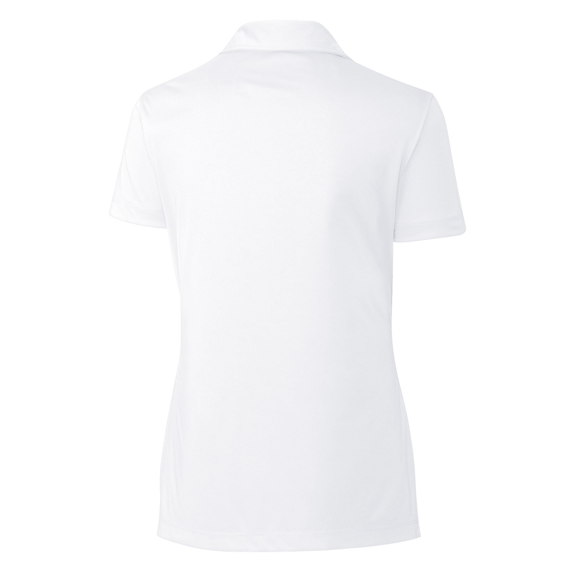 Women's Cutter & Buck White Tacoma Rainiers Clique Spin Eco Performance Pique Women's Polo - Image 7