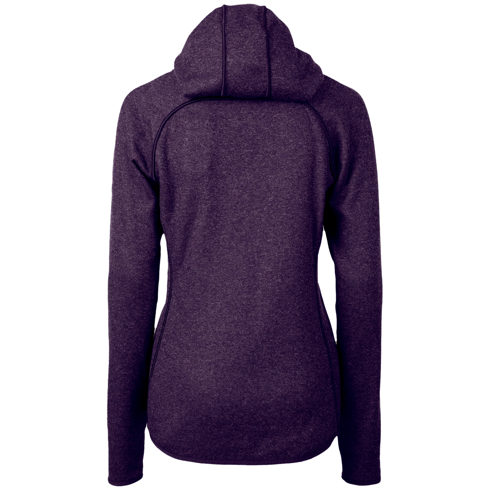 Women's Cutter & Buck Heather Purple Colorado Rockies City Connect Mainsail Full-Zip Hooded Jacket - Image 7