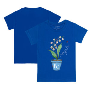Infant Tiny Turnip Royal Kansas City Royals Lilies & Ladybugs T-Shirt