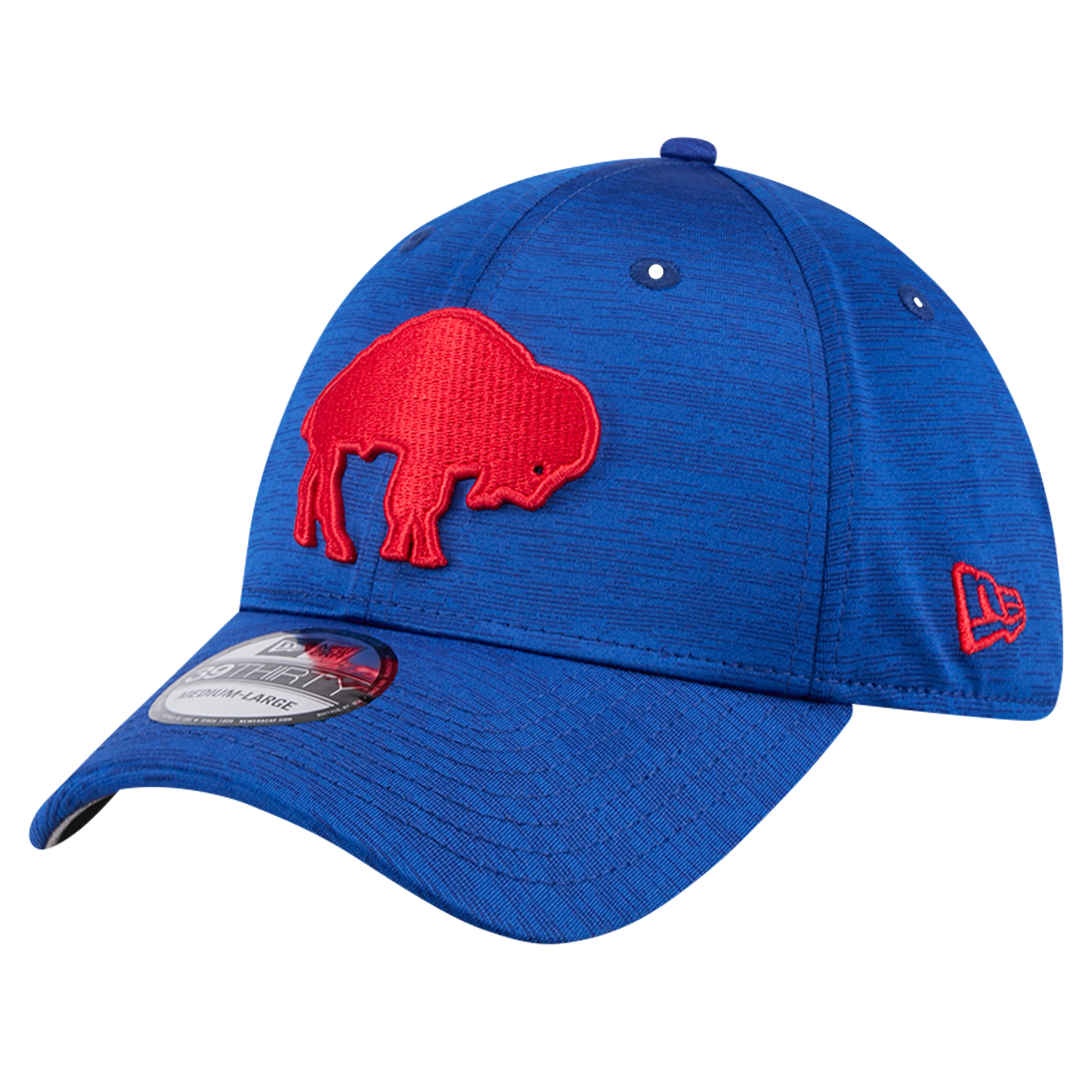 Men's New Era Royal Buffalo Bills Throwback Active Tech 39THIRTY Flex Hat - Image 2
