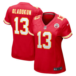 Women's Nike Chris Oladokun  Red Kansas City Chiefs  Game Jersey
