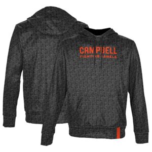 Men's ProSphere Black Campbell Fighting Camels  Pullover Hoodie