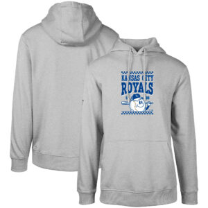 Men's Levelwear  Gray Kansas City Royals  Podium Inaugural Pullover Hoodie