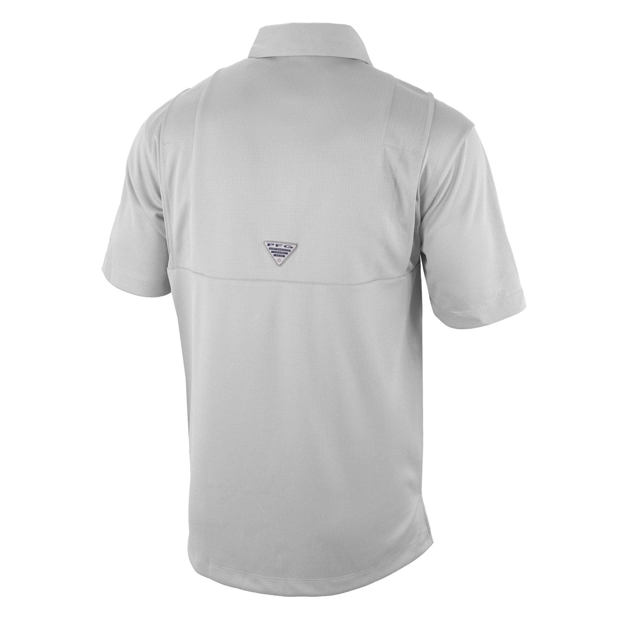 Men's Columbia Gray Baltimore Ravens Omni-Wick Flycaster Pocket Polo - Image 7