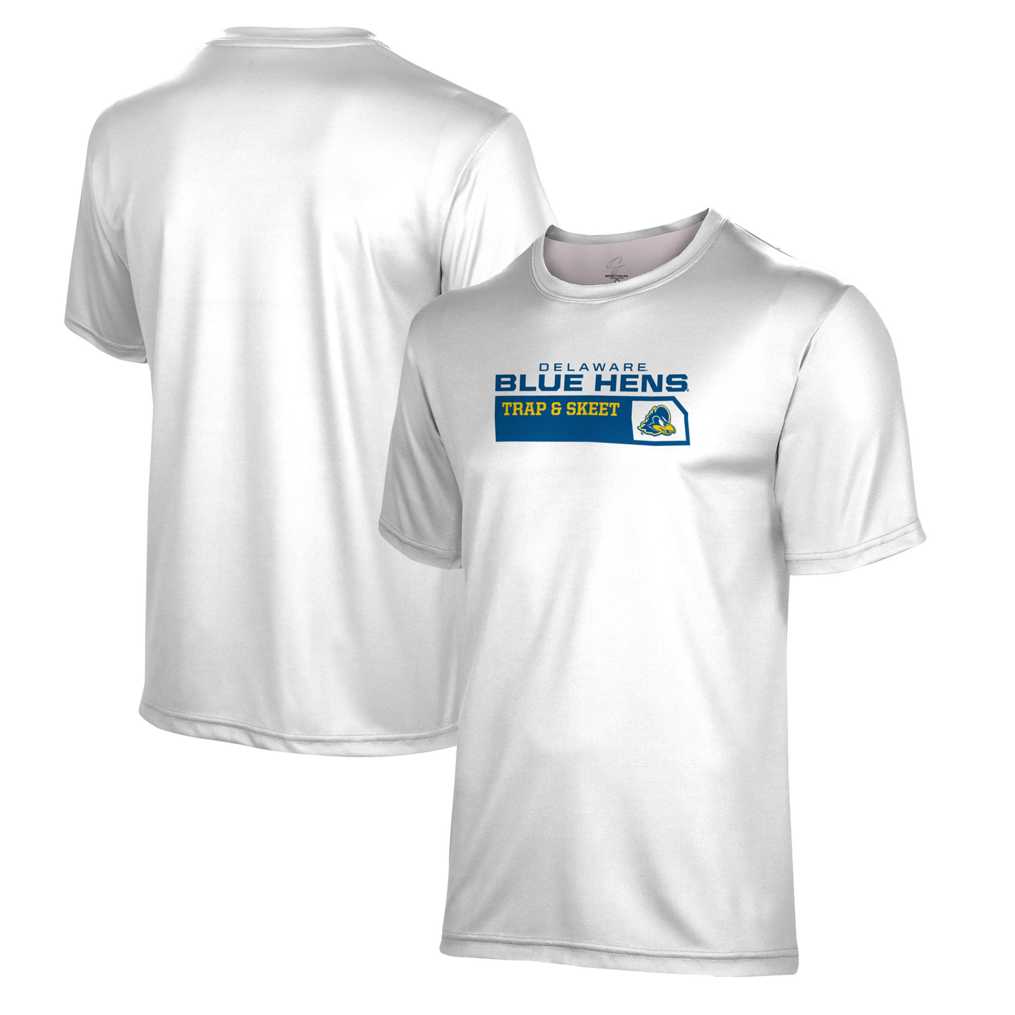 Men's ProSphere White Delaware Fightin' Blue Hens Trap & Skeet T-Shirt - Image 2