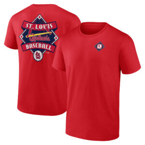 Men's Red St. Louis Cardinals Cooperstown Collection Field Play T-Shirt