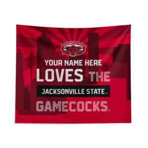 Pegasus Jacksonville State Gamecocks 51" x 60" City Skyline Personalized Wall Tapestry