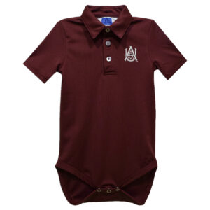 Infant Vive La Fete Maroon Alabama A&M Bulldogs Polo Bodysuit