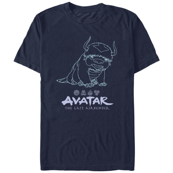 Men's Mad Engine Navy Avatar: The Last Airbender Sketchy Avatar Graphic T-Shirt