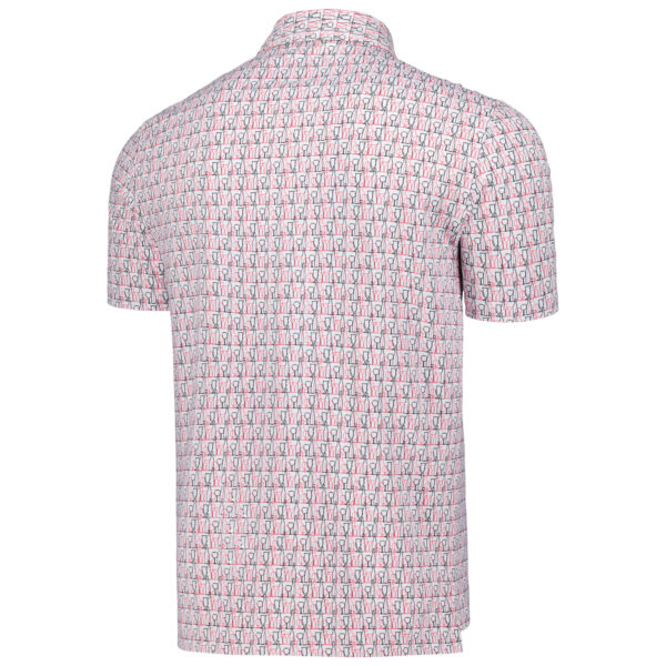 Men's 2025 U.S. Open IBKUL White Happy Hour Icefil Polo - Image 8