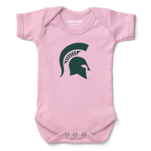 Infant Chad & Jake Light Pink Michigan State Spartans  Bodysuit