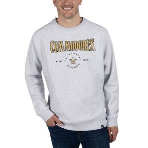 Unisex Uscape Apparel  Heather Gray Vanderbilt Commodores Premium Heavyweight Pullover Sweatshirt