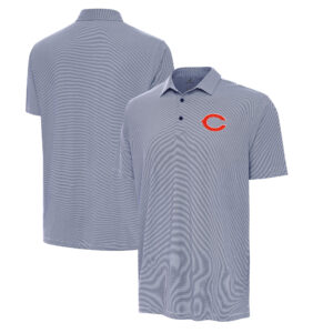 Men's Antigua Navy/White Chicago Bears Twine Performance Polo
