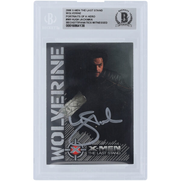 Hugh Jackman X-Men Autographed 2006 The Last Stand #W8 Beckett Fanatics Witnessed Authenticated Card - Image 4