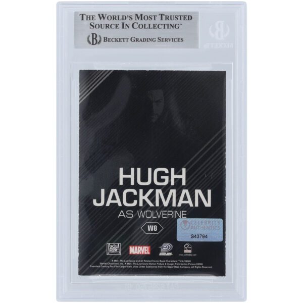 Hugh Jackman X-Men Autographed 2006 The Last Stand #W8 Beckett Fanatics Witnessed Authenticated Card - Image 5