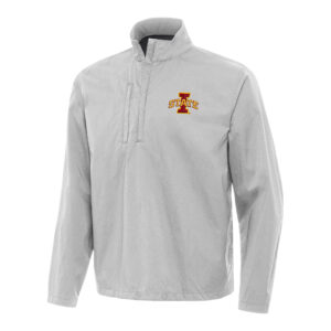 Men's Cutter & Buck Red Wisconsin Badgers Big & Tall Adapt Eco Knit Hybrid Recycled Full-Zip Jacket