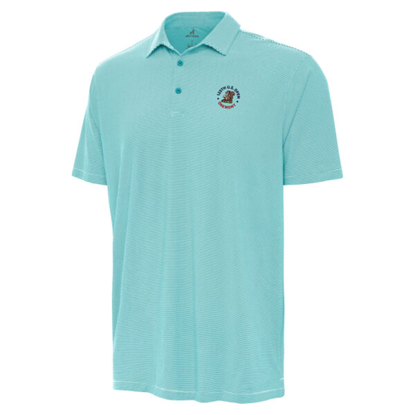 Men's 2025 U.S. Open  Antigua Aqua Twine Polo