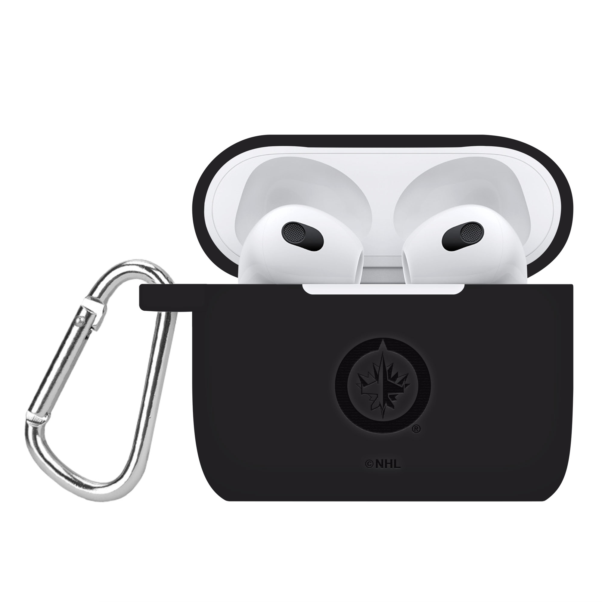 Winnipeg Jets Debossed Silicone AirPods 3 Case Cover