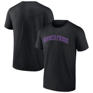 Men's Black TCU Horned Frogs Basic Team Arch T-Shirt