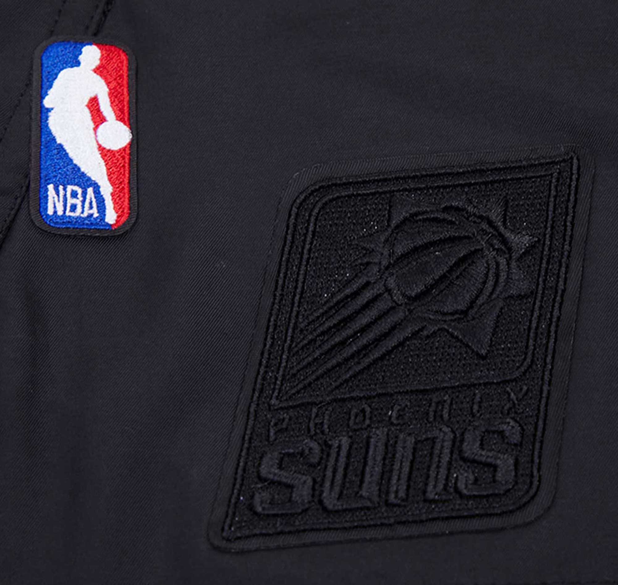 Women's Pro Standard Black Phoenix Suns Script Woven Shorts - Image 11