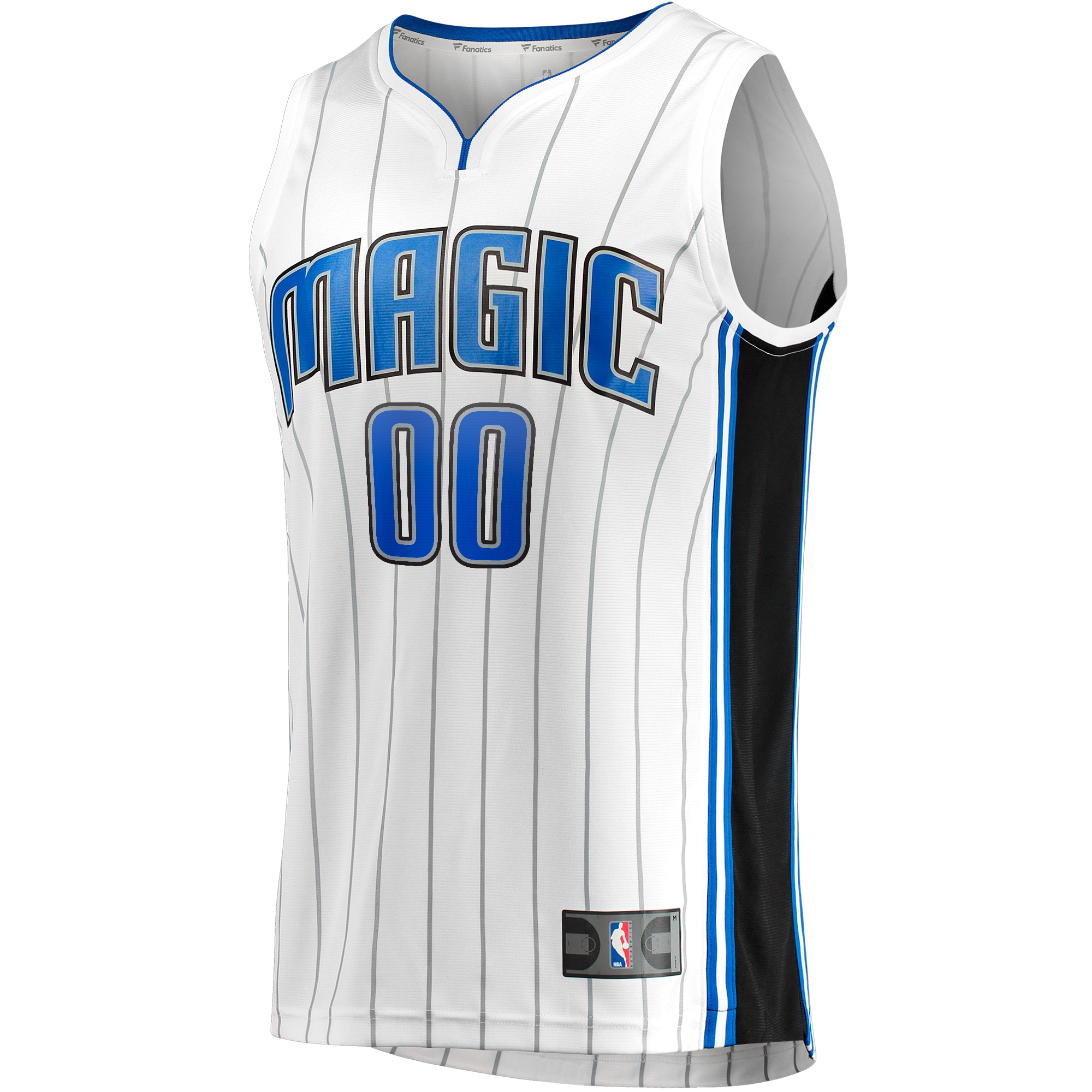 Men's Fanatics White Orlando Magic Fast Break Custom Replica Jersey - Association Edition - Image 7