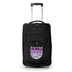 MOJO Black Sacramento Kings 21" Softside Rolling Carry-On Suitcase