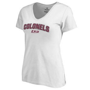Women's White Eastern Kentucky Colonels Proud Mascot T-Shirt