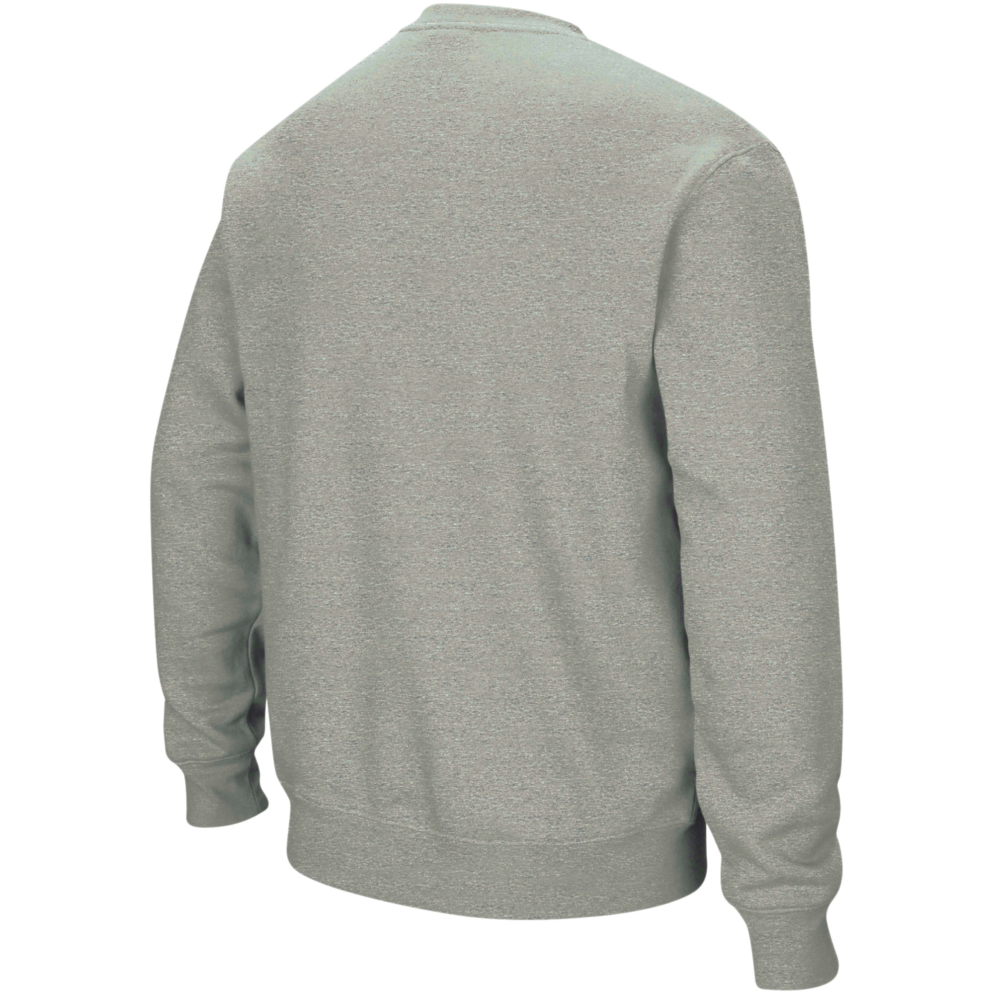 Men's Colosseum Heather Gray Purdue Boilermakers Arch & Logo Crew Neck Sweatshirt - Image 8