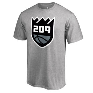 Men's Heathered Gray Stockton Kings Alternate Logo T-Shirt