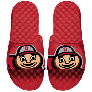 Youth ISlide Scarlet Ohio State Buckeyes Mascot Slide Sandals