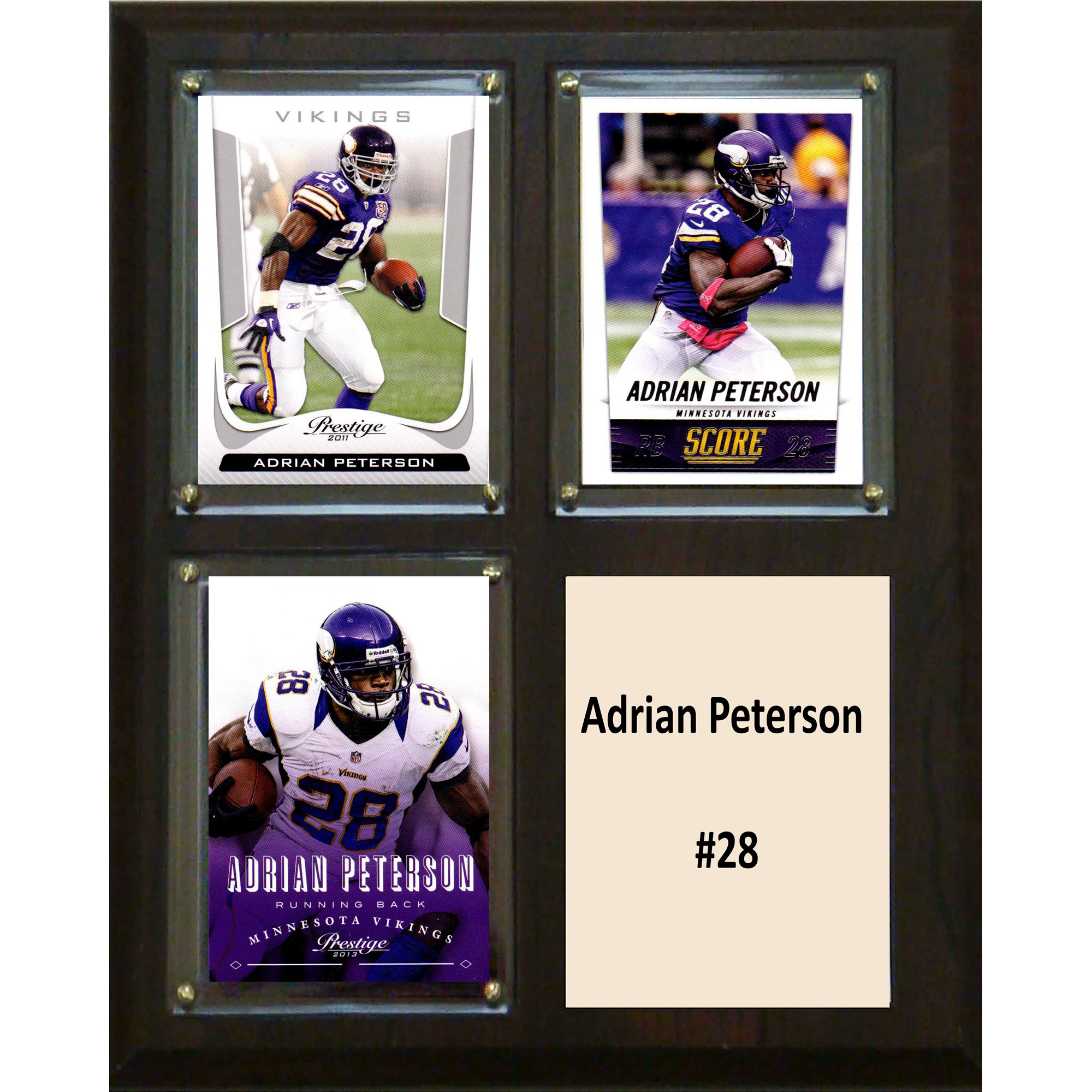 Adrian Peterson Minnesota Vikings 8'' x 10'' Plaque