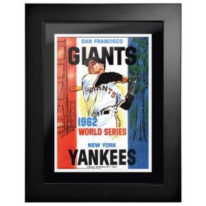 San Francisco Giants 1962 World Series 14'' x 18'' Framed Program