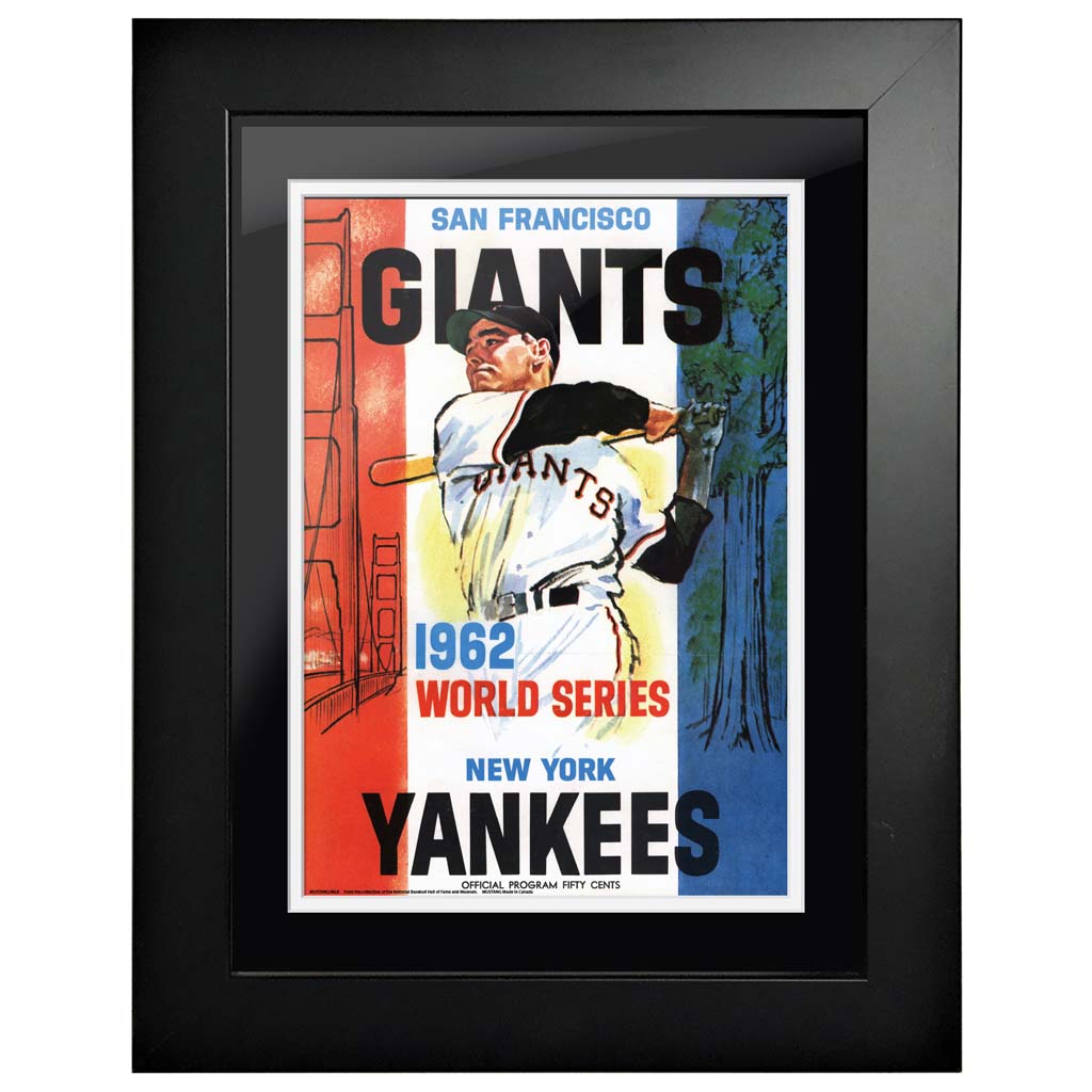 San Francisco Giants 1962 World Series 14'' x 18'' Framed Program