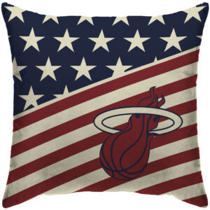 Miami Heat 18'' x 18'' Team Americana Decorative Throw Pillow