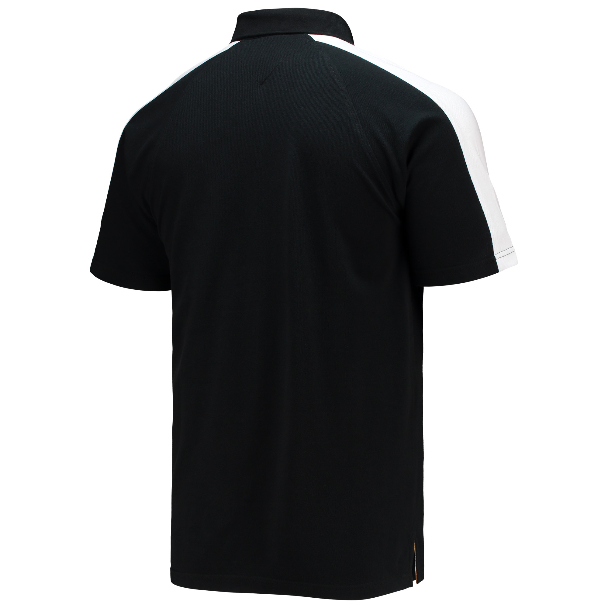 Men's Tommy Hilfiger Black/White New Orleans Saints Holden Raglan Polo - Image 8