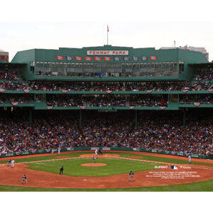 Boston Red Sox Unsigned Fenway Park Outfield View Photograph