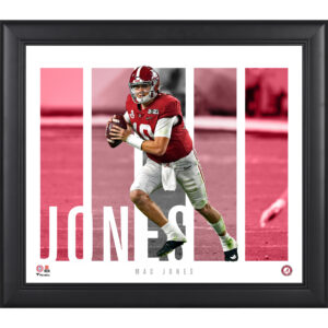 Mac Jones Alabama Crimson Tide Framed 15" x 17" Player Panel Collage