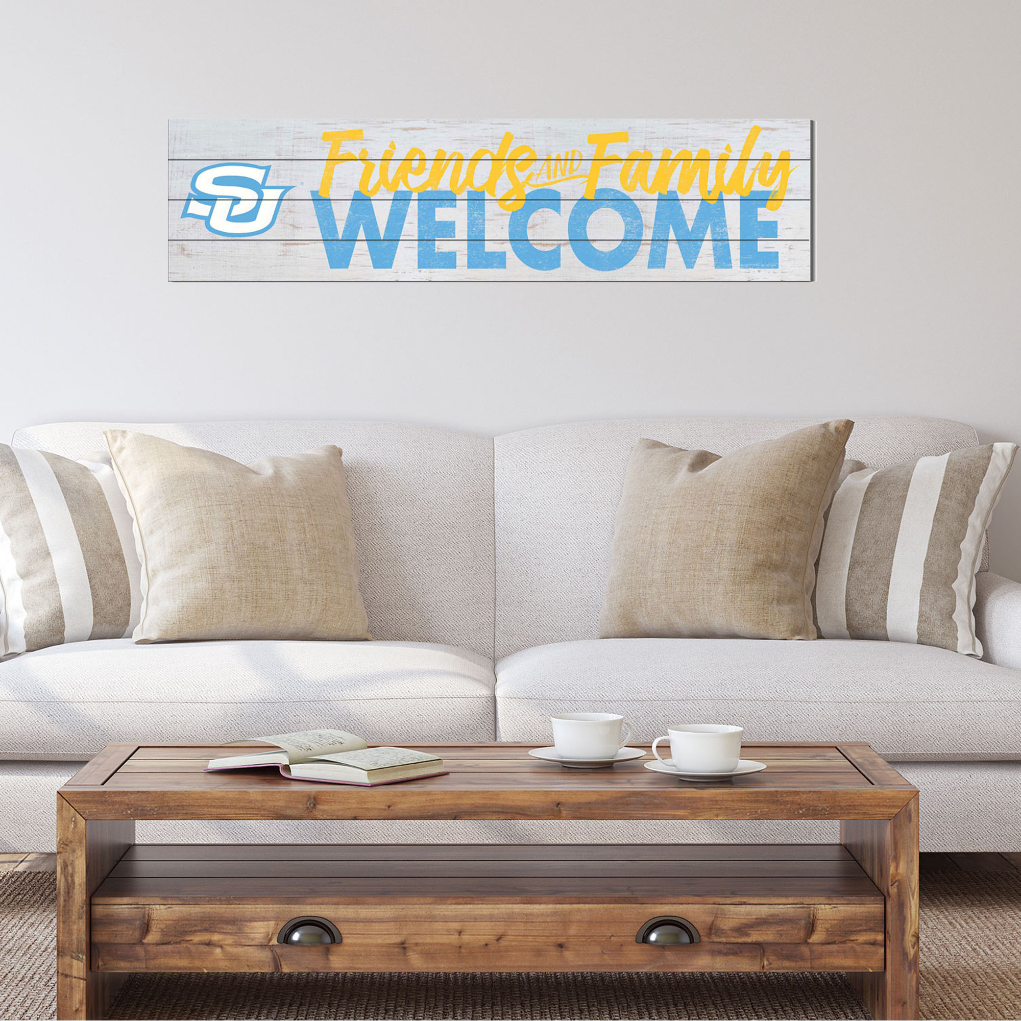Southern University Jaguars 10'' x 40'' Friends & Family Welcome Sign - Image 3