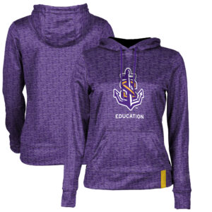 Women's Purple LSU Shreveport Pilots Education Pullover Hoodie