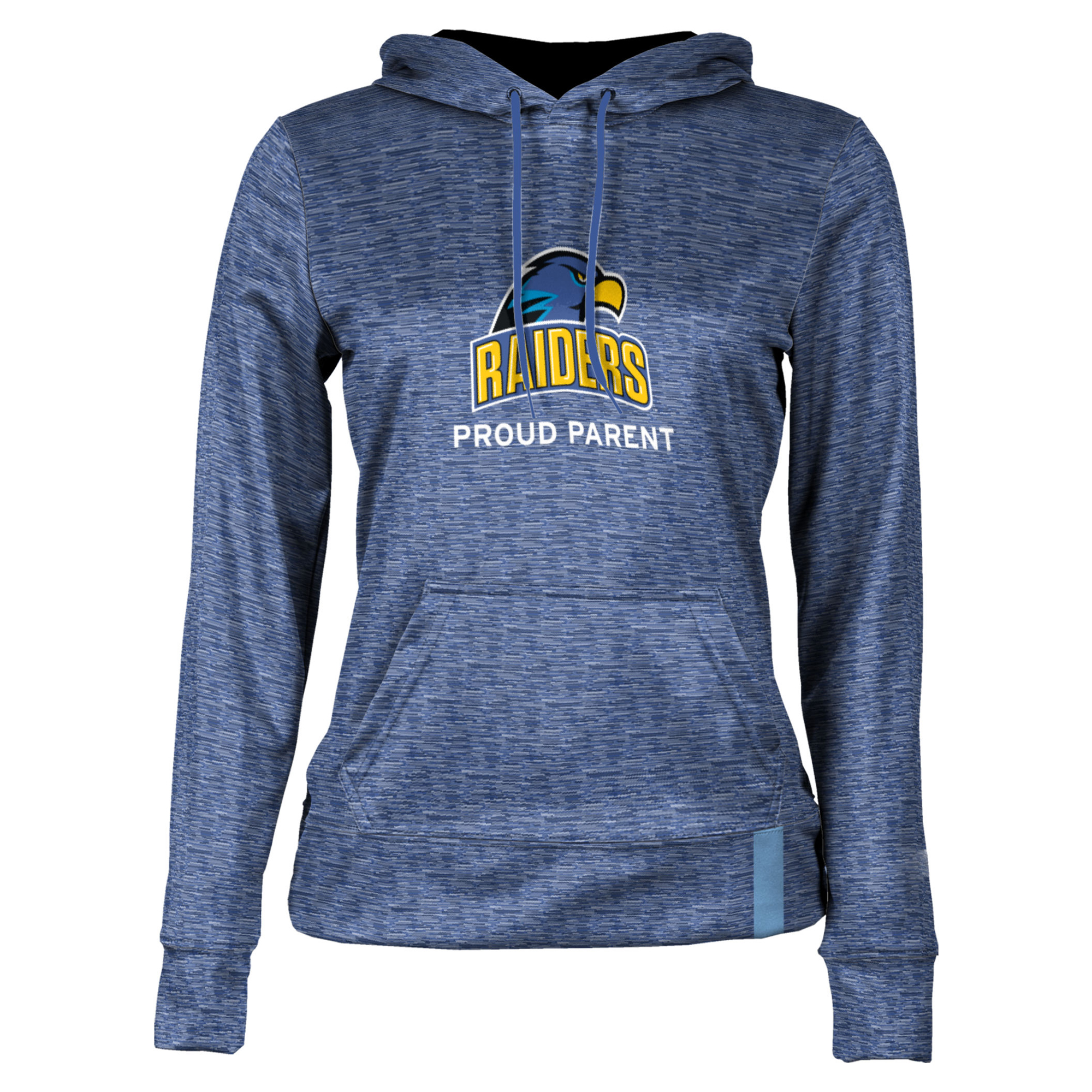 Women's Blue Seminole State Raiders Proud Parent Pullover Hoodie - Image 3
