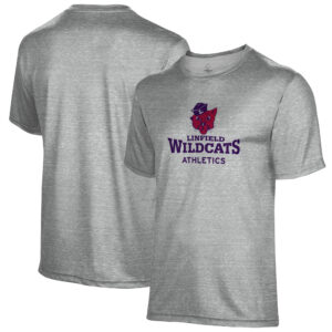 Men's Gray Linfield Wildcats Athletics Name Drop T-Shirt
