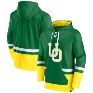 Men's Fanatics Green Oregon Ducks First Battle Pullover Hoodie