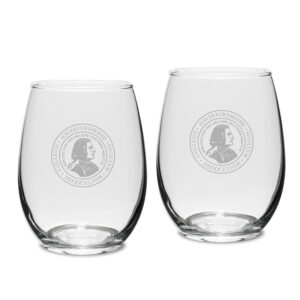 Haverford College 6oz. 2-Piece Luigi Bormioli Toasting Glass Set