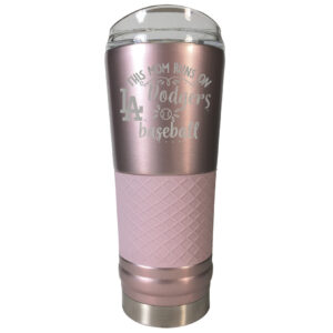 Los Angeles Dodgers 24oz. This Mom Rose Gold Draft Tumbler