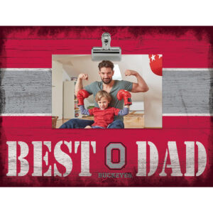 Ohio State Buckeyes 10'' x 10'' Best Dad Clip Frame